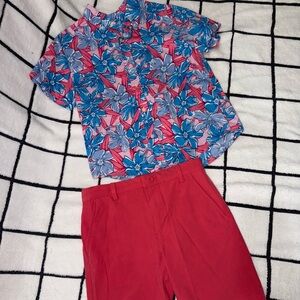 Vineyard Vines Pink and Blue Floral Set